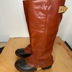 Sorel slimpack tall equestrian waterproof Boots